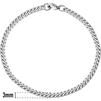 Daniel Dawson pánský ocelový Daniel chirurgická ocel Stříbrná L NR1147