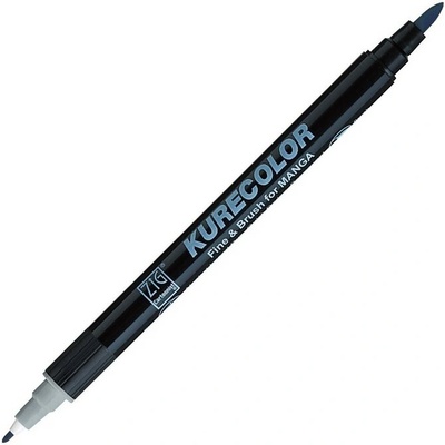 Lihová fixa KURETAKE ZIG Kurecolor Fine & Brush, Dawn Gray (823)