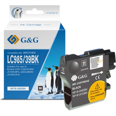 Compatible УНИВЕРСАЛНА ГЛАВА ЗА BROTHER MFC J220/J265/J410/J415/J615/DCP J315/J515 - Black - LC985BK (LC-985BK) / LC60BK (LC-60BK) - PN NP-B-0985BK - G&G (NP-B-0985BK)