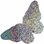 TITANUM Foil and paper stickers 3D butterflies 15pcs