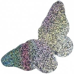 TITANUM Foil and paper stickers 3D butterflies 15pcs