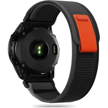 Tech-Protect Каишка Tech-Protect Nylon за Garmin Fenix 5/6/6 Pro/7, черно-оранжева (9319456606751)