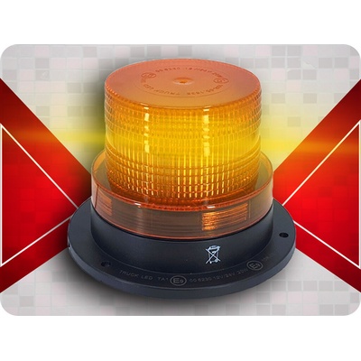 TruckLED LED strešné výstražné svetlo - maják, 20W, 12-24V, oranžové [L0009-ALR]