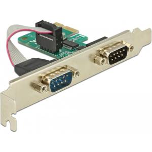 Delock PCI-E разширителна карта 2x Сериен RS-232 89918 (89918)