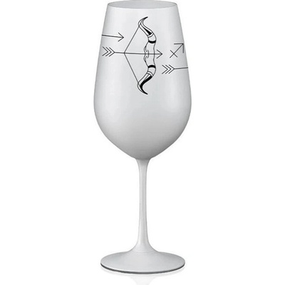 Crystalex pohár Zverokruhy Strelec biela 550 ml