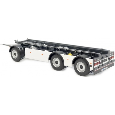 MarGe Models Hákový kontejnerový návěs GS Meppel Volvo bílá 1:32
