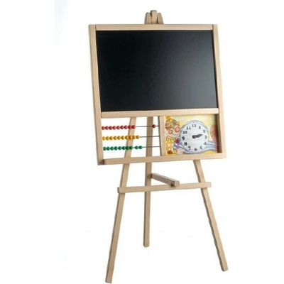 Teddies Tabule stojanová s počítadlem dřevo 45x89 cm