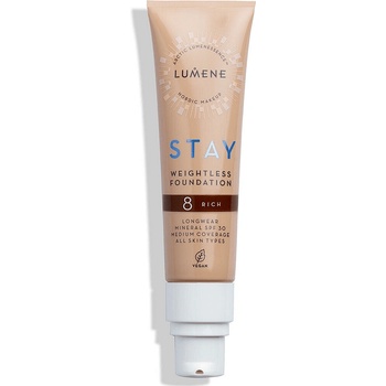 Lumene Веган Дълготраен Фон дьо тен с минерален SPF 30 Lumene Stay Weightless Foundation Outlet (84769-A)