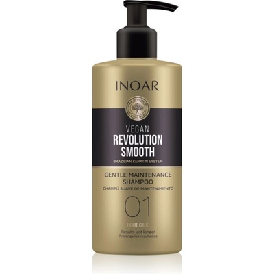 Inoar Vegan Revolution Smooth vyhlazující šampon pro suché a nepoddajné vlasy 350 ml