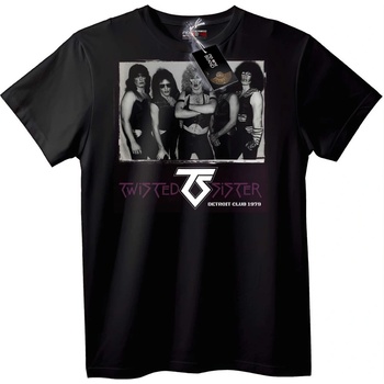 NOONEBRAND Тениска Twisted Sister Детройт Клуб 1979 - 5XL, White