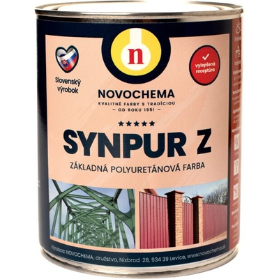 SYNPUR Z základná polyuretánová farba 0,95 kg 0199 čierna