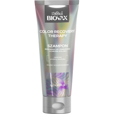 L'biotica Biovax Glamour šampón na farbené vlasy 200 ml