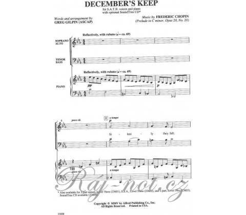 December's Keep / SATB*