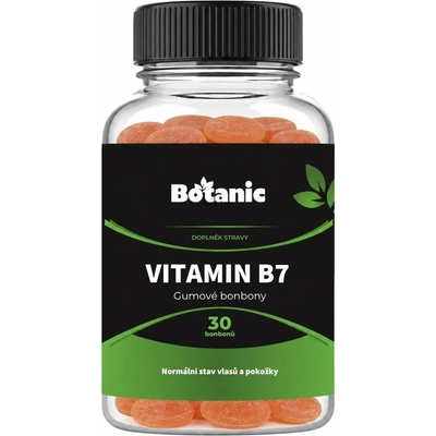 Botanic Vitamin B7 Biotin Gumové bonbony 30 ks