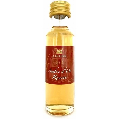 A.H. Riise XO Ambre d´Or 42% 0,02 l (holá láhev)