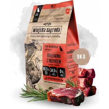 Wiejska Zagroda Hovädzie mäso s morčacím 9 kg