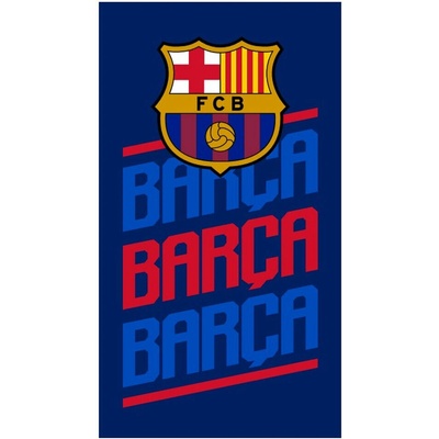FC Barcelona osuška FC Barcelona tmavomodrá 70 x 140 cm