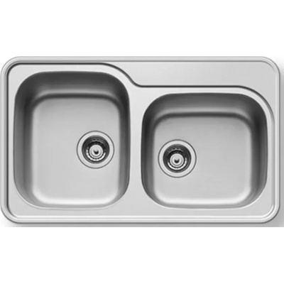 Pyramis SPACE MINI (80х48) 2B Микролен, Мивки за кухни иноксови