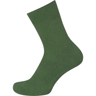 KNITVA 100% bavlněné EMIL 5 párů zelená tmavá
