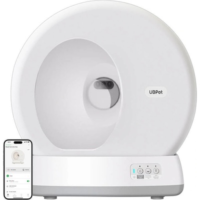 UBPet C10 Inteligentní samočisticí kočičí toaleta 55 x 52 x 53 cm – Zboží Dáma