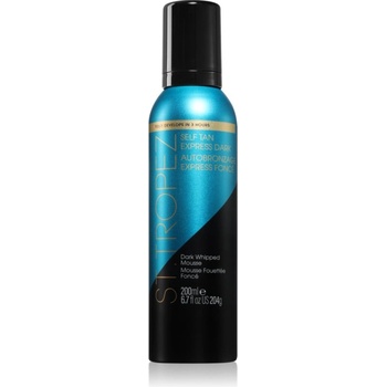 St. Tropez Self Tan Express Dark Whipped Mousse бързоизсъхваща атвобронзираща пяна 200ml