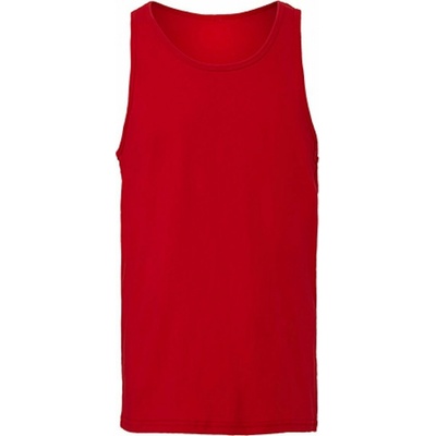 Bella+Canvas Volné lehké unisex tílko Jersey Canvas Červená