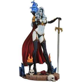 Figurine Diamond Select - Tarot, La Sorcière De La Rose Noire - 15th Anniversary - Femme Fatales