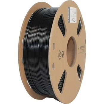 Gembird PETG, 1,75mm, 1kg, čierna