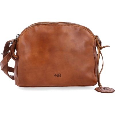 Noelia Bolger menší dámská kožená crossbody koňaková NB 2408 cognac