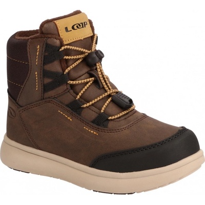 Loap dětské zimní boty Bernick kbj21228 hnědá