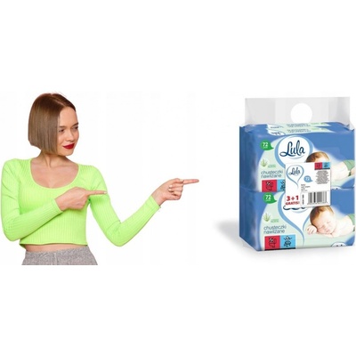 Dada Lula dětské vlhčené ubrousky Aloe Vera 288 ks