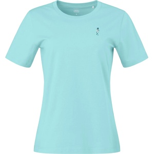 Norrøna Дамска тениска Norrøna Women's /29 Cotton Activity Embroidery T-shirt - Aqua Haze - размер L (916-1079-0414)
