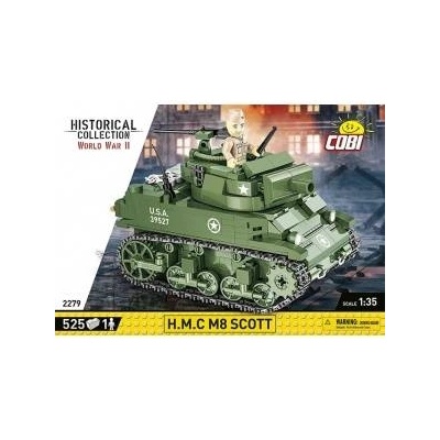 Vincobiosis COBI 2272 Historical Collection WWII H. M. C. M8 SCOTT 525 blocks
