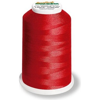 Overlockové nitě PES Madeira Aeroflock 100 (1000m) chemlonové barva 9470 ruby