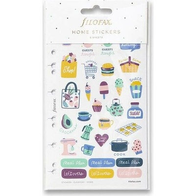 Filofax Samolepky Domov náplň osobních A5 diářů 6 listů
