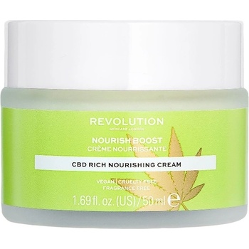 Revolution Beauty Крем за лице Nourish Boost CBD, 50 ml