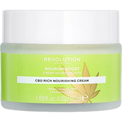 Revolution Beauty Крем за лице Nourish Boost CBD, 50 ml