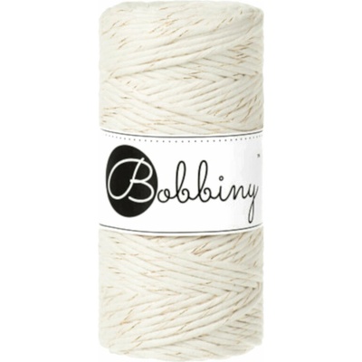 Bobbiny Macrame Cord 3 mm 100 m Golden Natural юта (MS-029)