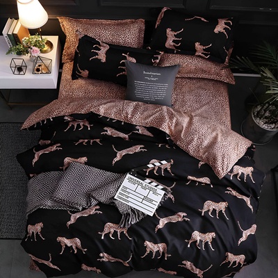 EmonaMall Двулицево спално бельо с два горни плика EmonaMall, 7 части - Код S18453 (S18453-6666h1)