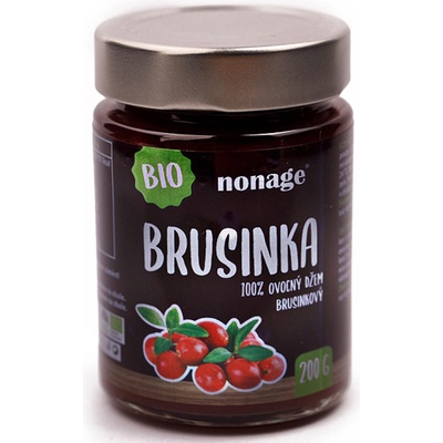 Nonage Brusnicový ovocný džem Bio premium 200 g