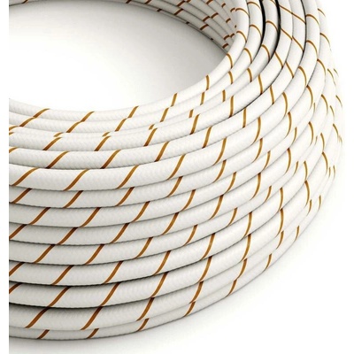 Creative Cables EMR43 2x0,75mm² bílá a hnědá 1 m