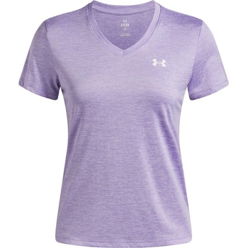 Under Armour Tech Twist V-Neck Short Sleeve Womens - Transparent