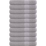 vidaXL Кърпи FROGN 10 бр. Сиви 100x200 см 360 г/м2 (136844)