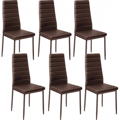 Tectake 401849 cappuccino 6 ks