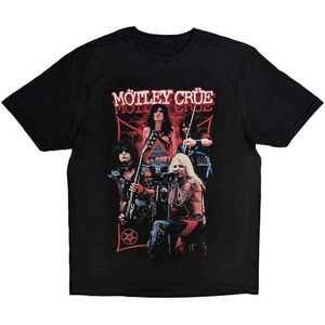 Mötley Crüe Live Montage Red Black XL Риза (MOTTEE49MB04)