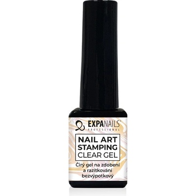 Expa nails Uv Led gel Nail Art Stamping gel na zdobení a razítkování clear čirý 5 ml