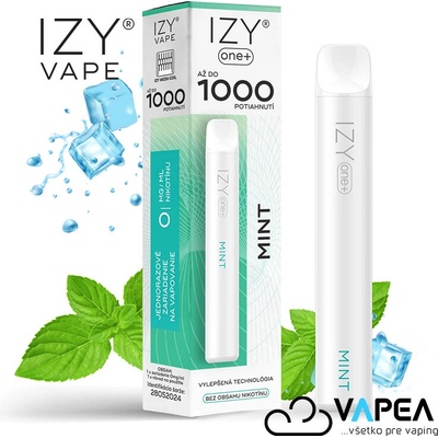 IZY one+ Mint 0 mg 1000 poťahov