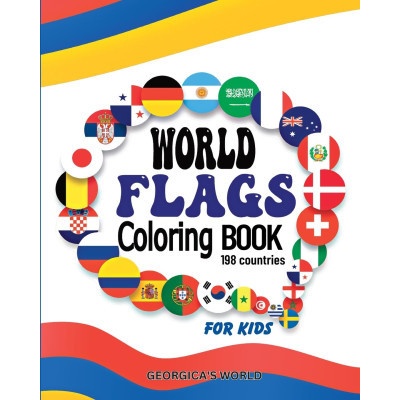 World Flags Coloring Book for Kids