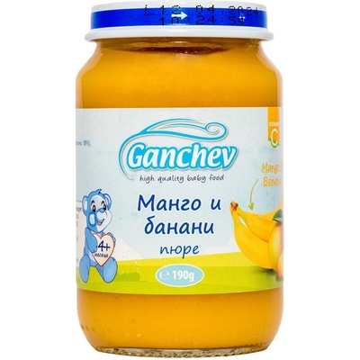 Ганчев пюре манго и банани - 190 г