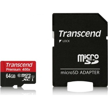 Transcend microSDXC 64GB UHS-I U1 TS64GUSDU1